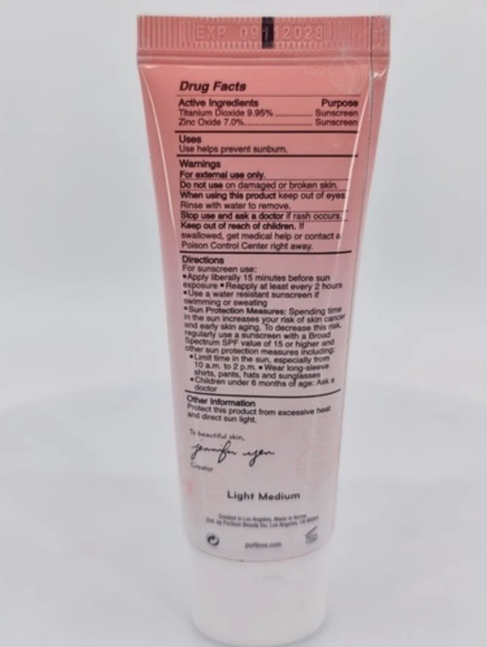Purlisse Ageless Glow Serum BB Cream Sunscreen SPF 40 BRAND NEW Light Medium